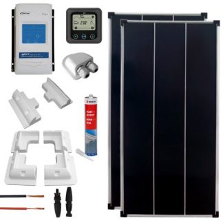 Kit fotovoltaico per camper 2 x 150Wp MPPT