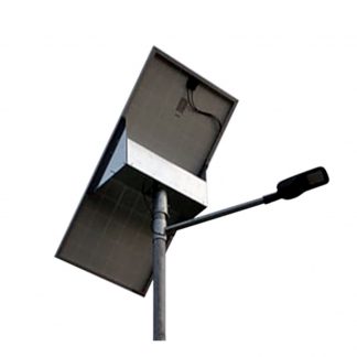 Supporto testapalo per pannelli fotovoltaici fino 105cm con vano batterie