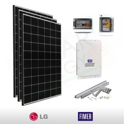 KIT FOTOVOLTAICO 3.5 KW LG – FIMER (COMPLETO)