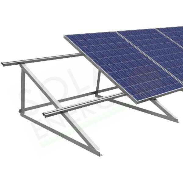 Kit fissaggio 1 pannello su lamiera grecata solare fotovoltaico