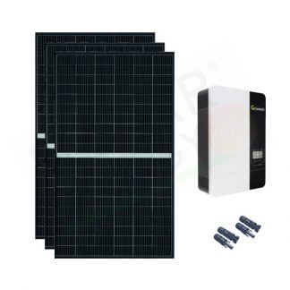 KIT FOTOVOLTAICO OFF-GRID BASE 3000W 48V CON MODULI MONOCRISTALLINI