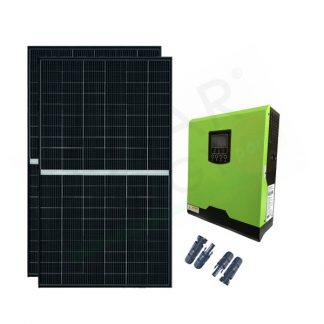 KIT FOTOVOLTAICO OFF-GRID BASE 750 W 24V CON MODULI MONOCRISTALLINI