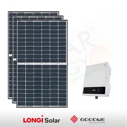 KIT FOTOVOLTAICO 3 KW LONGI SOLAR – GOODWE