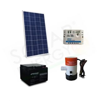 KIT SOLARE IRRIGAZIONE 10W 12V ALTEZZA 2 MT PORTATA 30 L/M