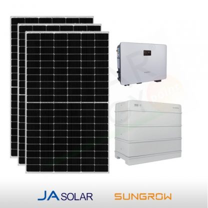 KIT FOTOVOLTAICO 4 KW JA SOLAR – SUNGROW CON ACCUMULO DA 9.6 KWH