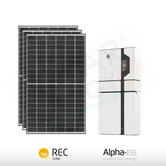 KIT FOTOVOLTAICO 6 KW REC ALPHA ESS CON ACCUMULO DA 5