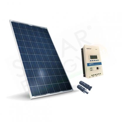 KIT SOLARE BASE 280W 12V – MODULO FOTOVOLTAICO 280W E REGOLATORE 20A MPPT