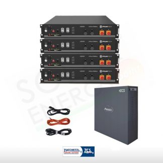 KIT BATTERIE PYLONTECH US2000 9.6 KWH PLUS BOX ZCS E CAVI