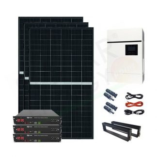 KIT FOTOVOLTAICO OFF-GRID 5.2KW 48V CON BATTERIE LITIO 7.2 KWH