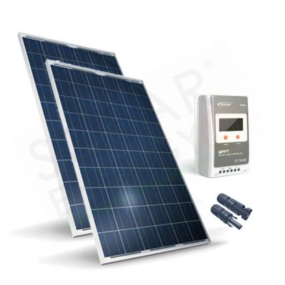 KIT SOLARE BASE 560W 12V – MODULO FOTOVOLTAICO 560W E REGOLATORE 40A MPPT