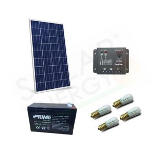 KIT SOLARE VOTIVO 10W PANNELLO FOTOVOLTAICO LED