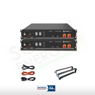 KIT BATTERIE PYLONTECH US2000 4.8 KWH PLUS STAFFE ZCS E CAVI