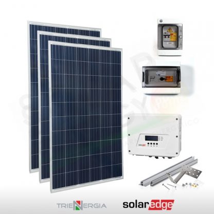 KIT FOTOVOLTAICO 3.3 KW TRIENERGIA – SOLAREDGE (COMPLETO)