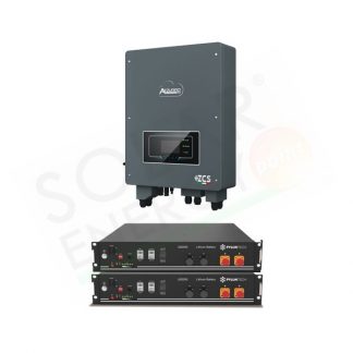 KIT ACCUMULO ZCS ZUCCHETTI – INVERTER AZZURRO HYD 5.0 E BATTERIE PYLONTECH 4