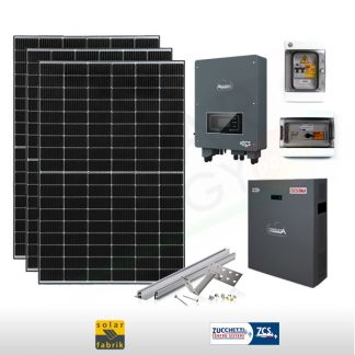 KIT FOTOVOLTAICO 6 KW SOLAR FABRIK – ZCS CON ACCUMULO DA 5 KWH (COMPLETO)