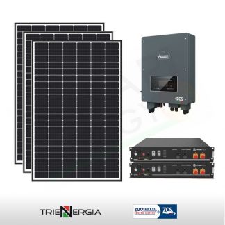 KIT FOTOVOLTAICO 5 KW TRIENERGIA – ZCS CON ACCUMULO DA 4.8 KWH