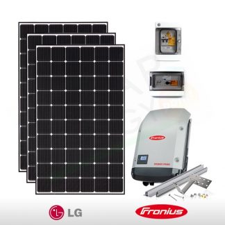 KIT FOTOVOLTAICO 3.5 KW LG – FRONIUS (COMPLETO)