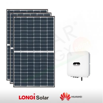 KIT FOTOVOLTAICO 6 KW LONGI SOLAR – HUAWEI PREDISPOSTO PER ACCUMULO