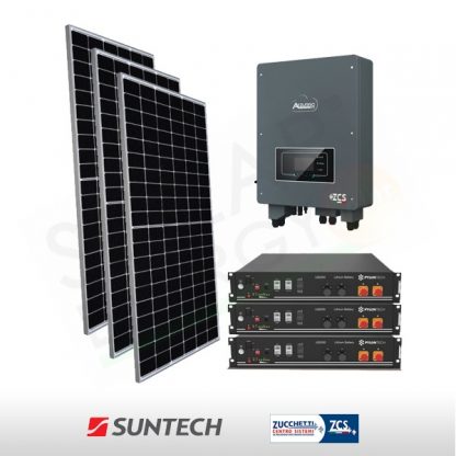 KIT FOTOVOLTAICO 6 KW SUNTECH – ZCS CON ACCUMULO DA 7.2 KWH