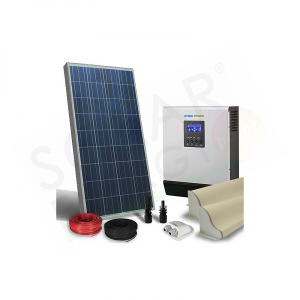 KIT FOTOVOLTAICO CAMPER 200W INVERTER 800W 220V