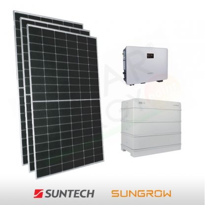 KIT FOTOVOLTAICO 3.6 KW SUNTECH – SUNGROW CON ACCUMULO DA 9.6 KWH