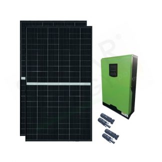 KIT FOTOVOLTAICO OFF-GRID BASE 1500 W 24V CON MODULI MONOCRISTALLINI