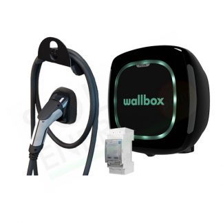 WALLBOX KIT PULSAR PLUS 7.4 - STAZIONE DI RICARICA VEICOLI ELETTRICI 7.4 KW T2 CON METER E HOLDER