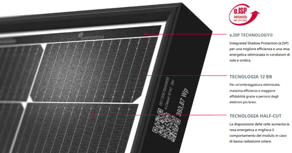 Energetica Industries E.Classic M HC 380 – Modulo fotovoltaico monocristallino 380W