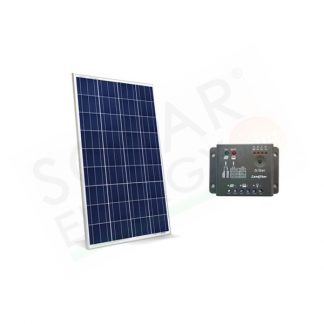 KIT SOLARE BASE 20W 12V – MODULO FOTOVOLTAICO 20W E REGOLATORE 5A PWM