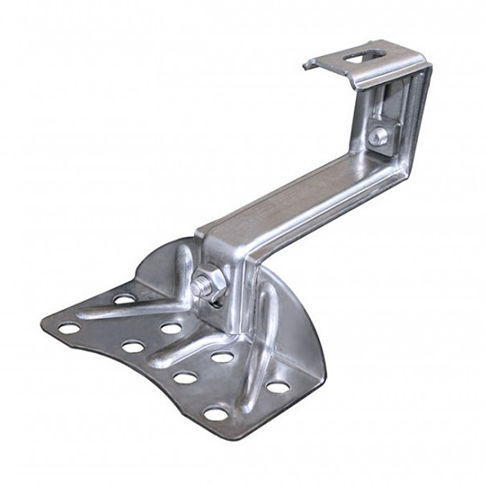 Gancio regolabile INOX per fissaggio su tetti con h totale da 136 a 172mm | HS2DRT