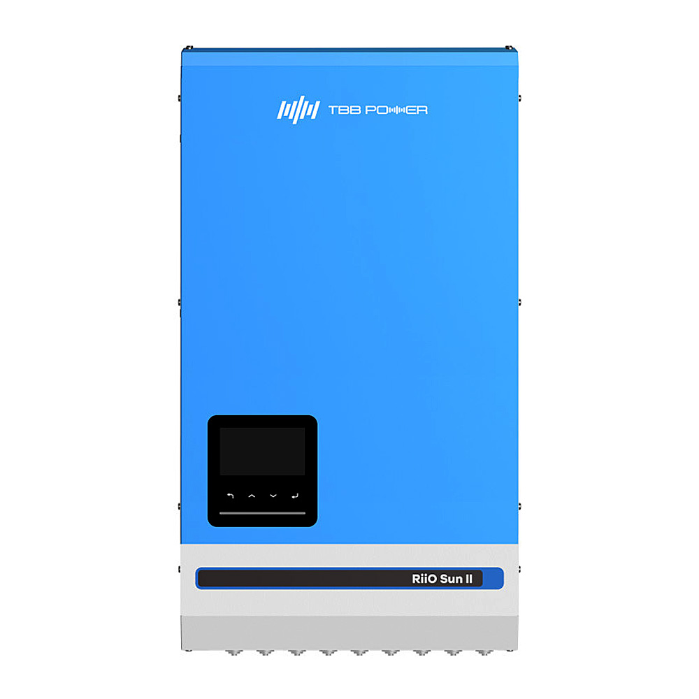 Inverter ibrido 8 kW 48V con trasformatore 2xMPPT 250V (8,8 kW PV) WiFi e parallelo | RSII8000-48 | TBB Power
