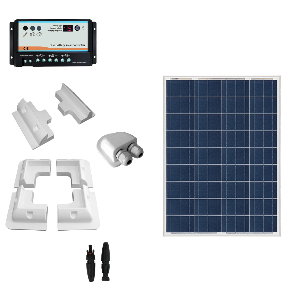 Kit fotovoltaico completo per camper con pannello 80Wp poli | CAMP80PRO (copia)