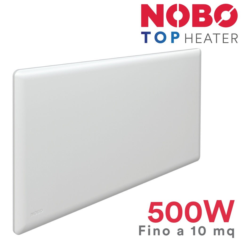 Norwegian NOBO Energy-Efficient Electric Heater | 500W | Up to 10 m² (including the NCU-2Te thermostat)