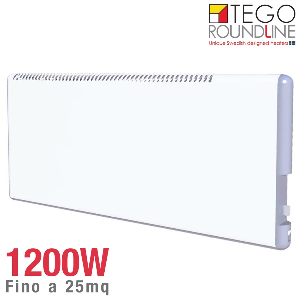 Radiatore svedese 1200W basso consumo | h. 40cm | fino 25 m²