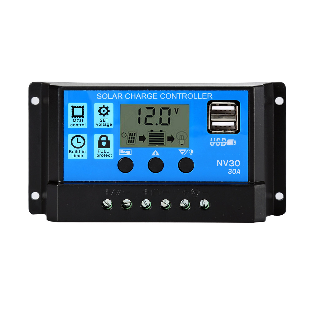 Regolatore di carica PWM 30A 12/24V | NV30 | NV Solar