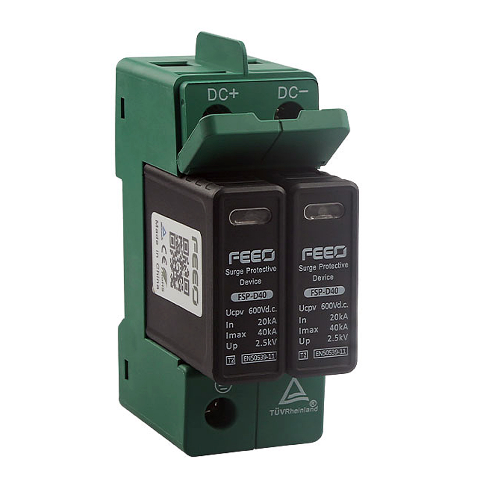 Scaricatore di sovratensione 800V DC per fotovoltaico tipo 2 | FEEO