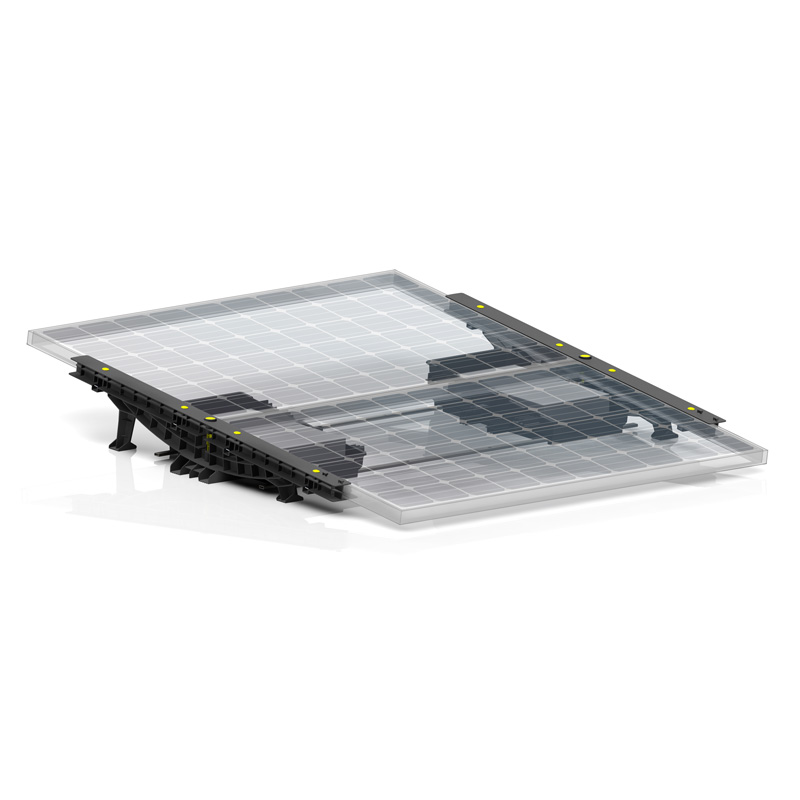 Sistema di fissaggio SOPHIA SOFT 1-2 pannelli per tetto inclinato con zavorra