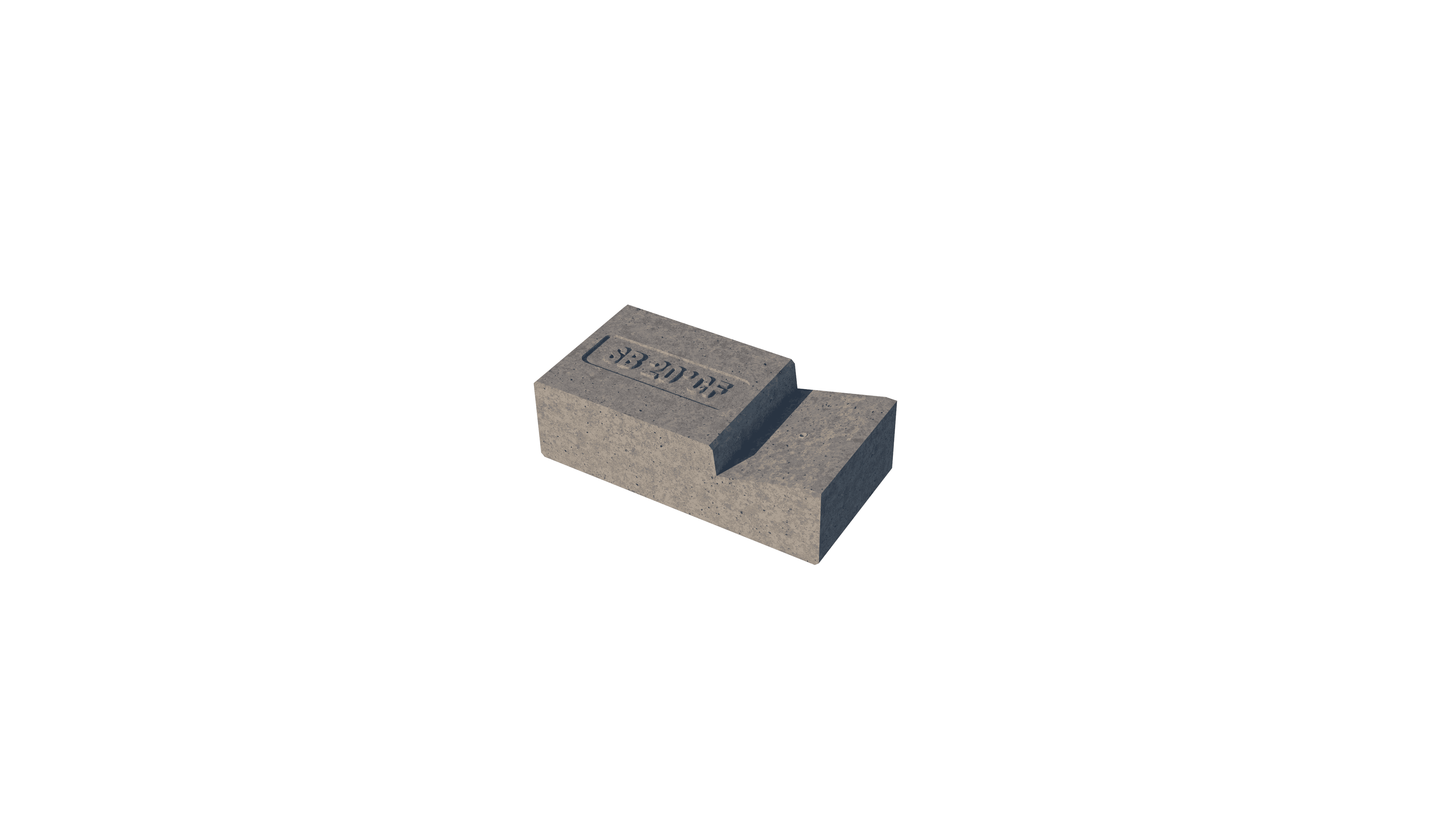 Zavorre CONNECT 20° orizzontale per fotovoltaico su tetti piani 23015.CF