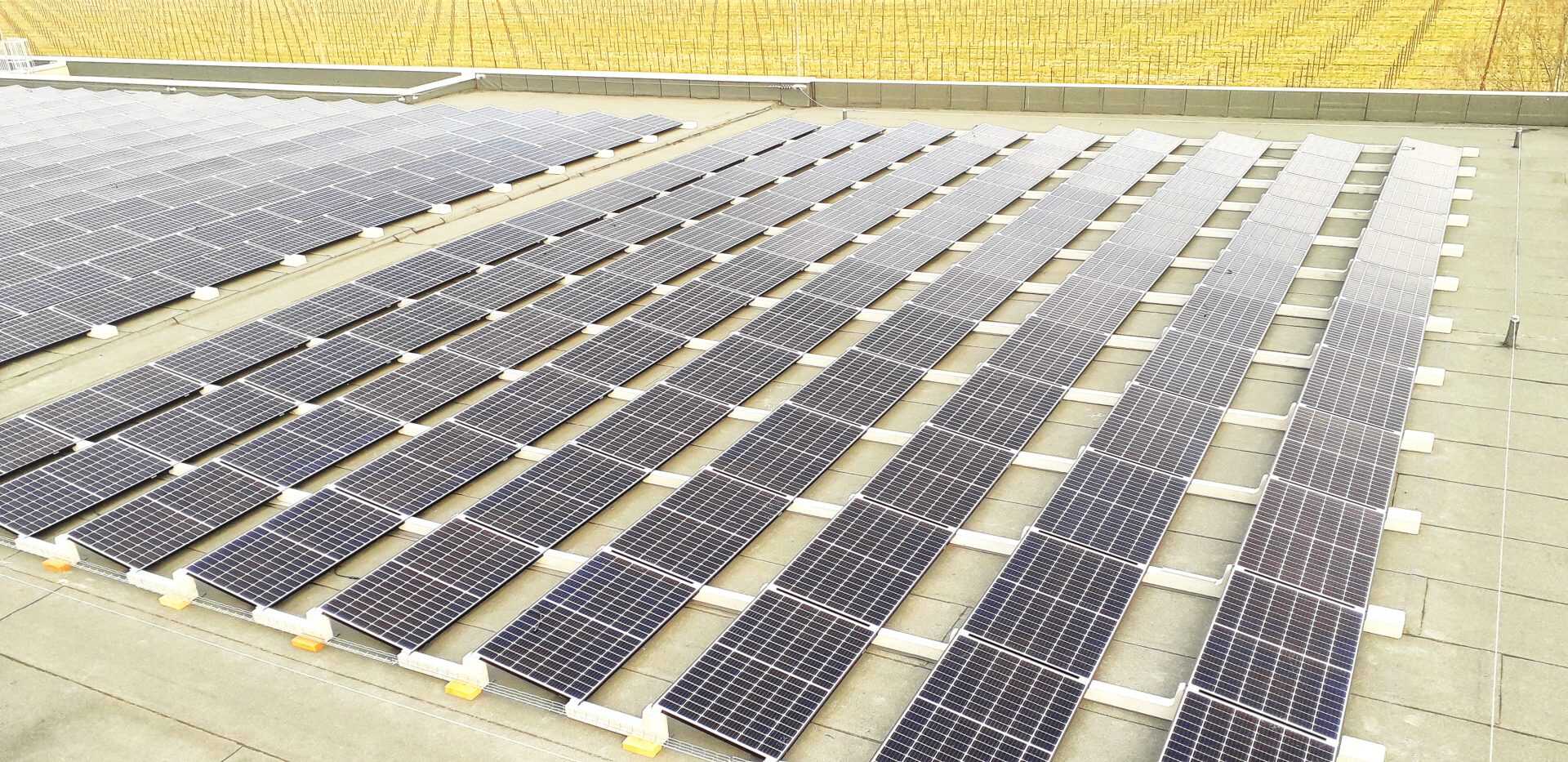 Zavorre CONNECT 10° orizzontale per fotovoltaico su tetti piani
