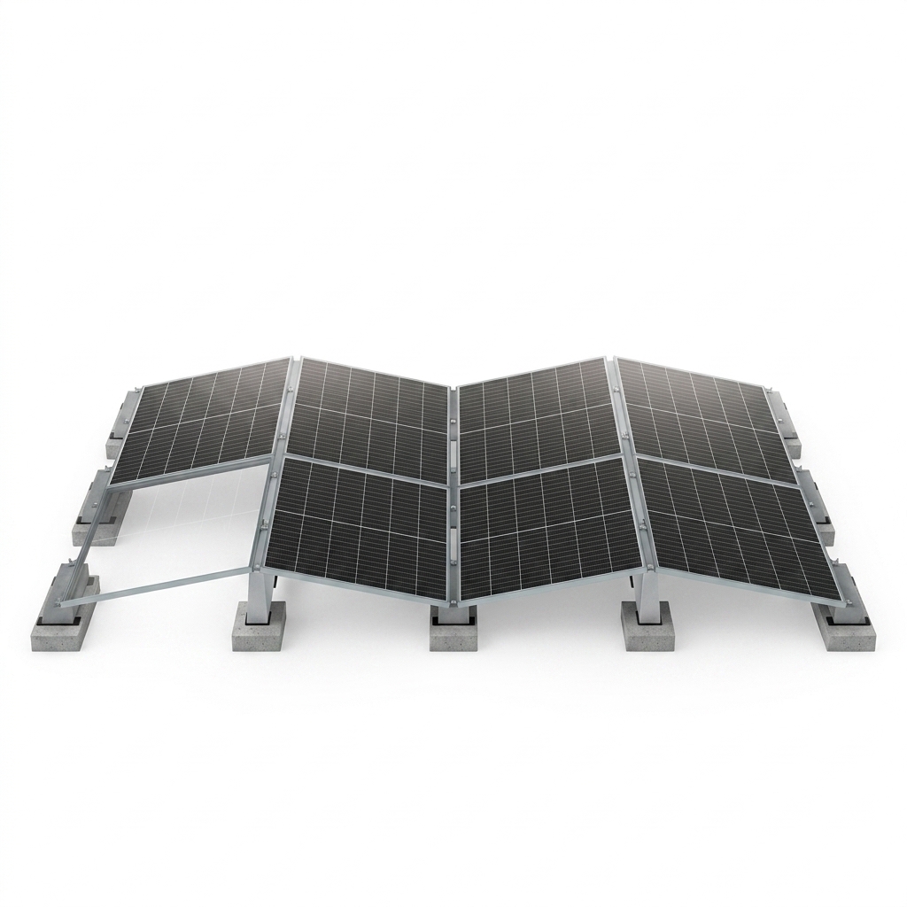 Zavorre per fotovoltaico EASYWEST 10° su tetti piani